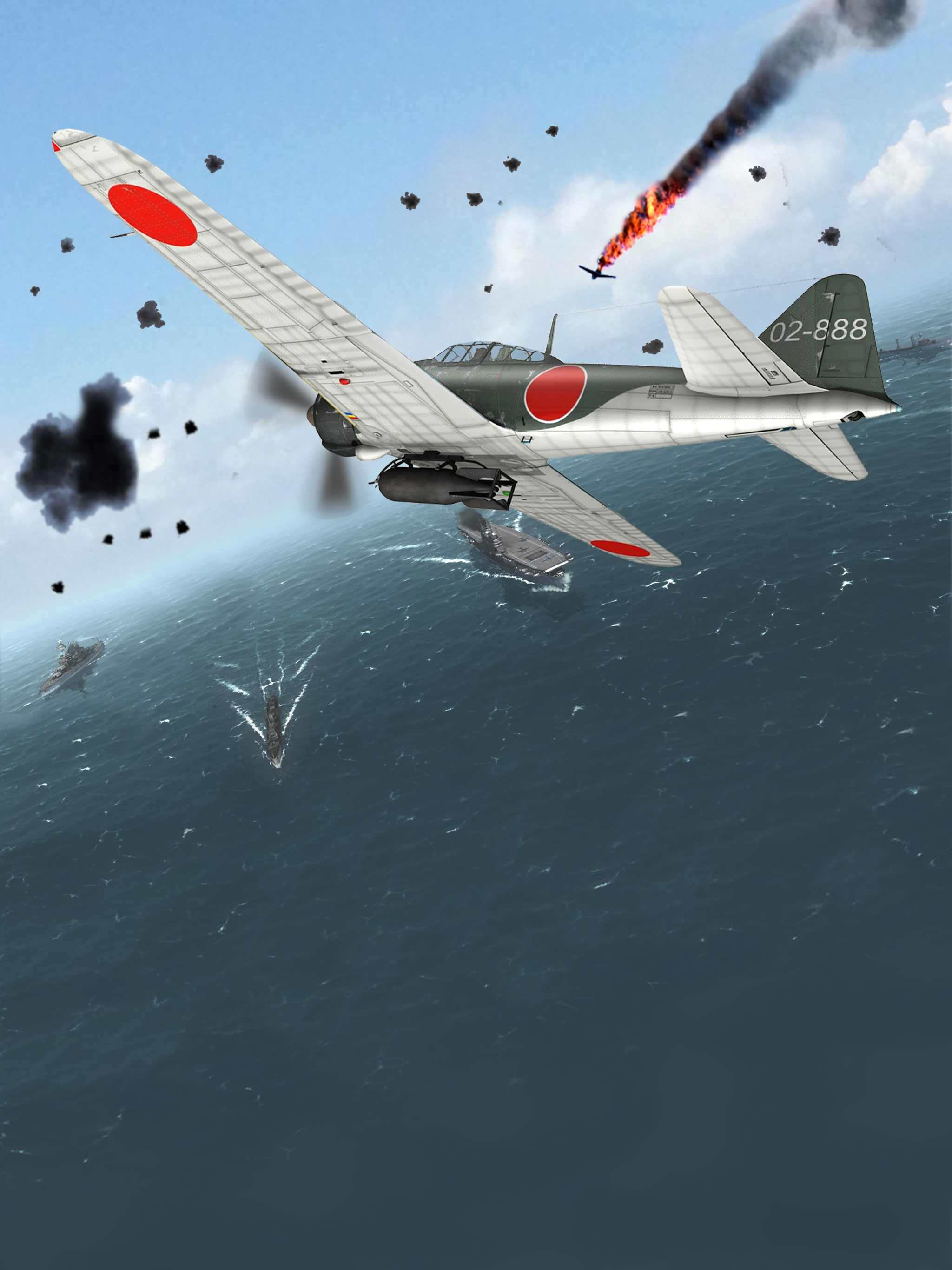 japanese fighter pilots sometimes resorted to kamikaze tactics