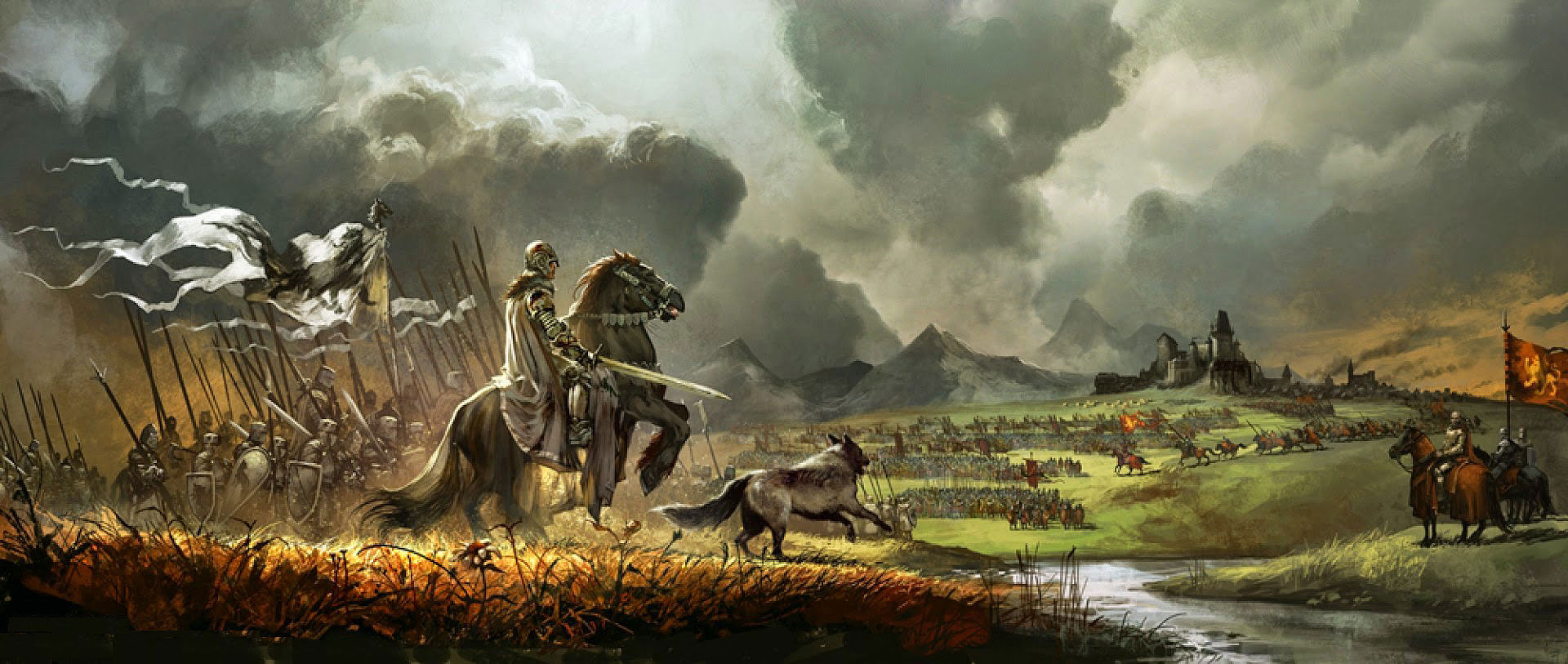 Ireland, Battle of Clontarf between the Vikings and the Irish of